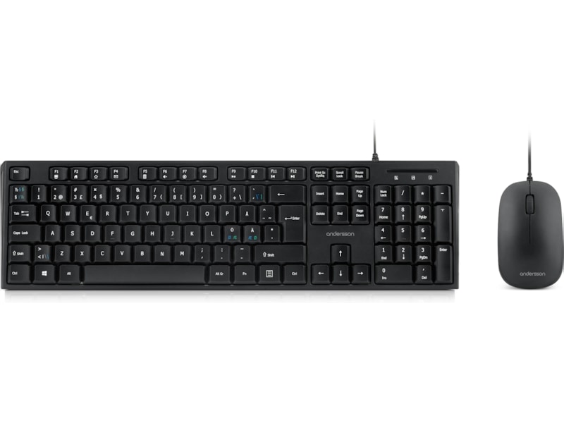 Andersson tangentbord och mus Mus & tangentbord -combo-paket