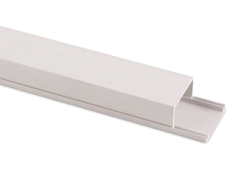 ON kabelskydd 25x10x2000mm (vit) Kabeldöljare och tillbehör