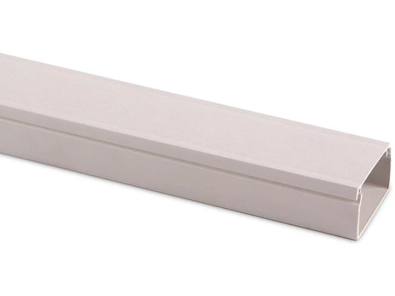 ON kabelskydd 25x10x2000mm (vit) Kabeldöljare och tillbehör