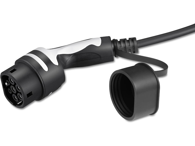 Freev EV-Charge 3000 Typ 2 laddningskabel 5m (svart/vit) Elektriska billaddningskablar