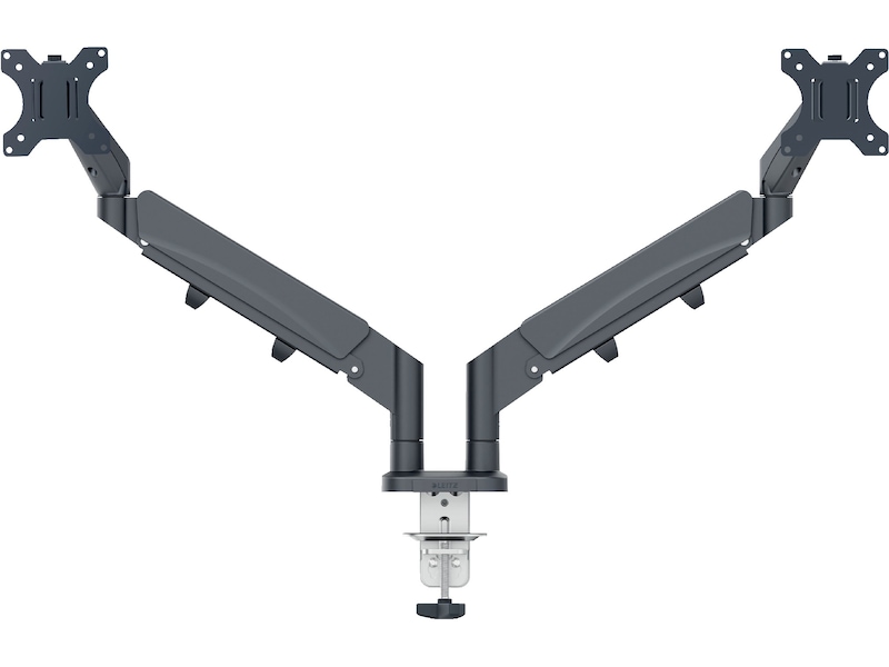 Leitz Ergo Monitorarm Dubbel, platsbesparande, 17"-32" skärmar Bord- & väggfäste