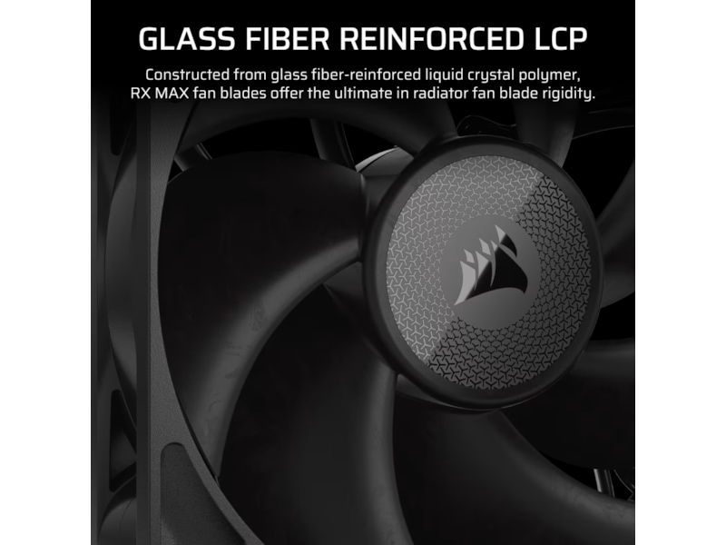 Corsair iCUE LINK RX120 MAX Fläkt (svart) Fläkt