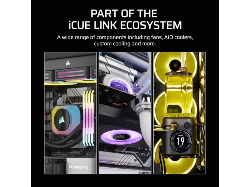 Corsair iCUE LINK RX120 MAX Fläkt (svart) Fläkt