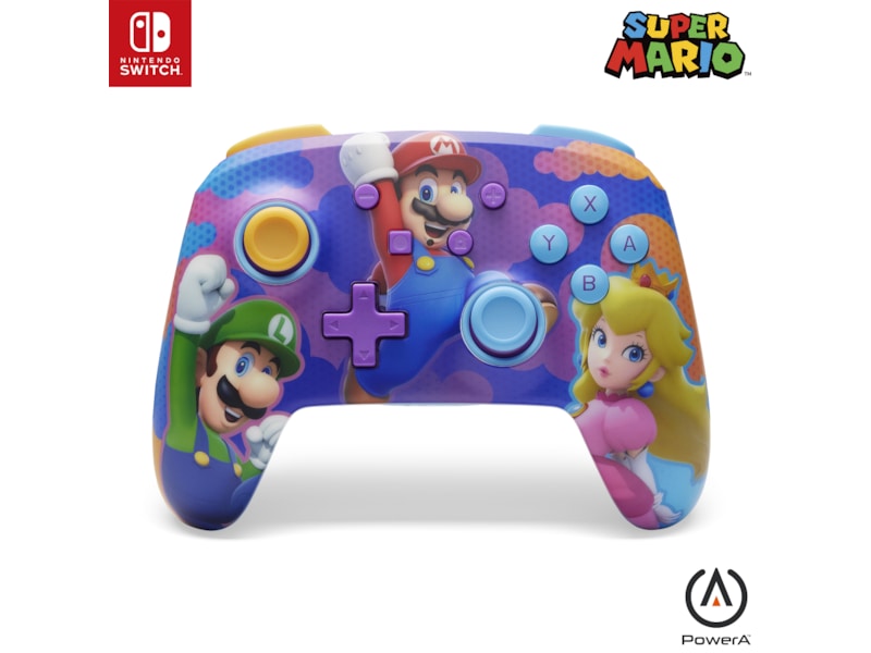 PowerA Enhanced Wireless kontroller Color Splash Heroes Tillbehör