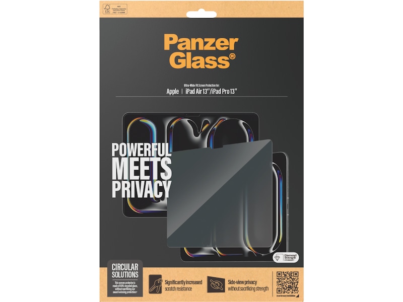 PanzerGlass Privacy Screen Protector iPad Air 13'' & iPad Pro 13'' Skärmskydd surfplattor
