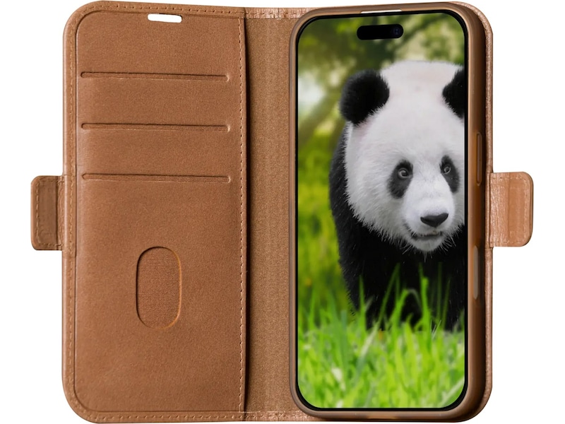 dbramante1928 iPhone 16 Plus Copenhagen plånboksfodral (tan) Skydd