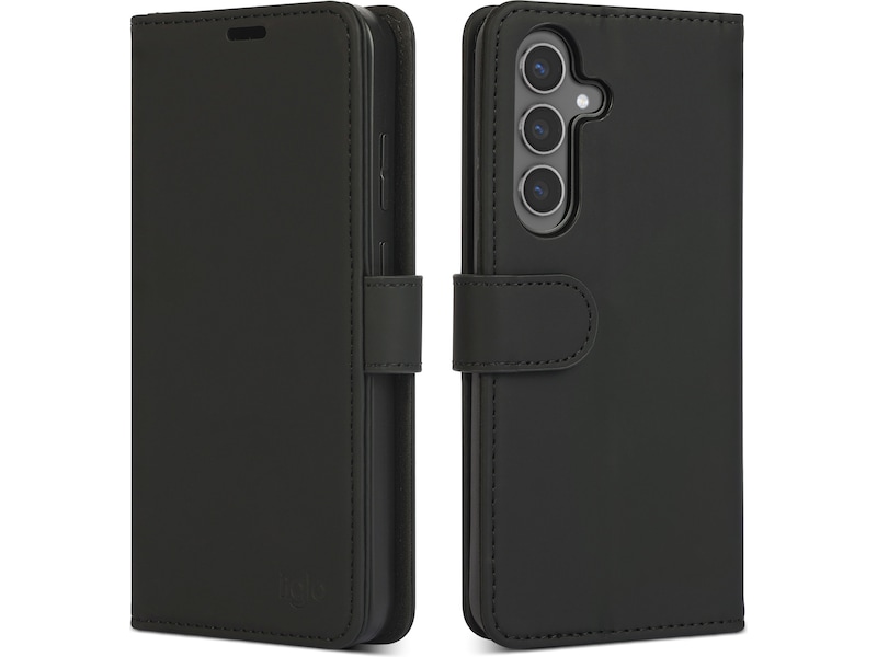 iiglo Galaxy S25+ Plånboksfodral (svart) Skydd