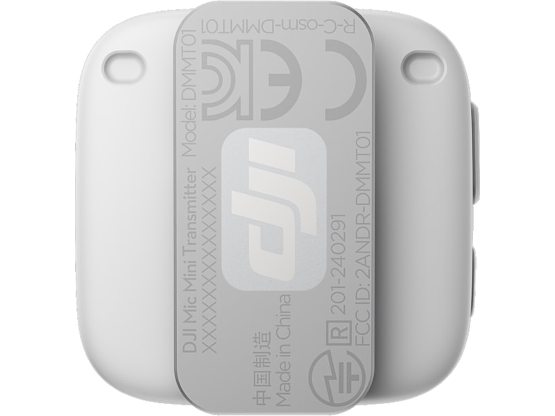 DJI Mic Mini sändare (Arctic White) Streaming tillbehör
