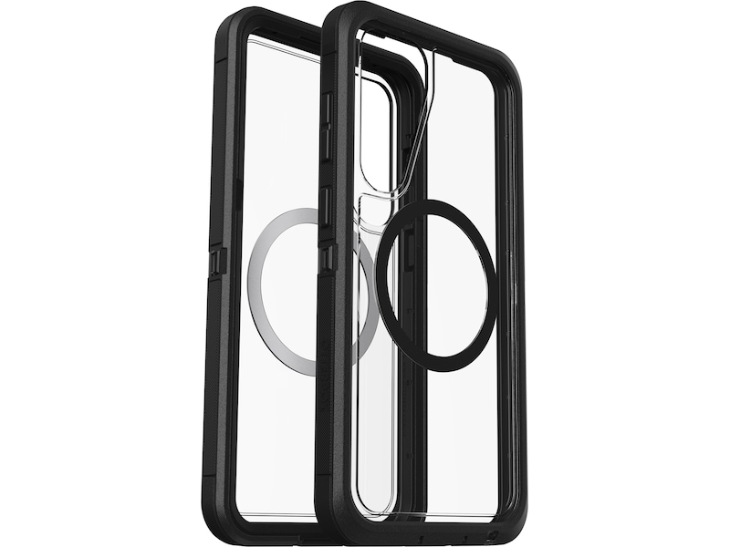 OtterBox Galaxy S25+ Defender XT skal (transparent/svart) Skydd