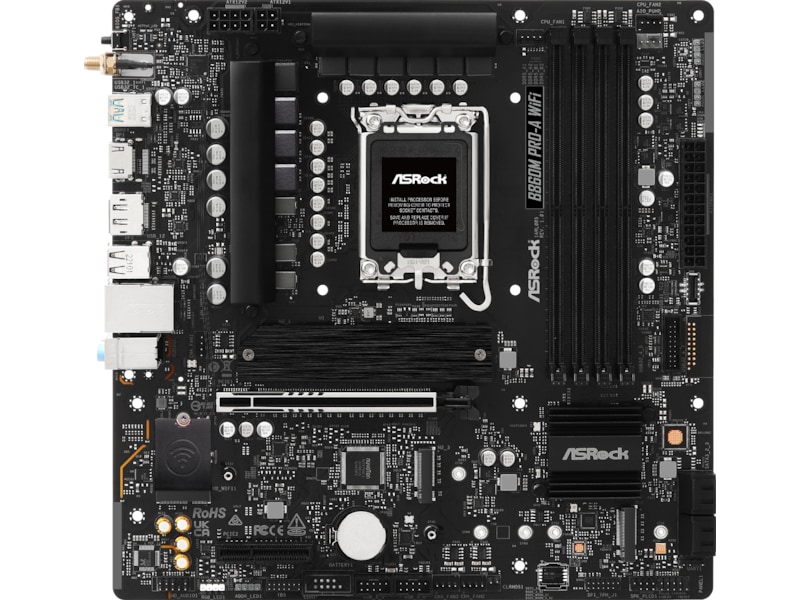 ASRock B860M Pro-A WiFi Moderkort Intel Socket
