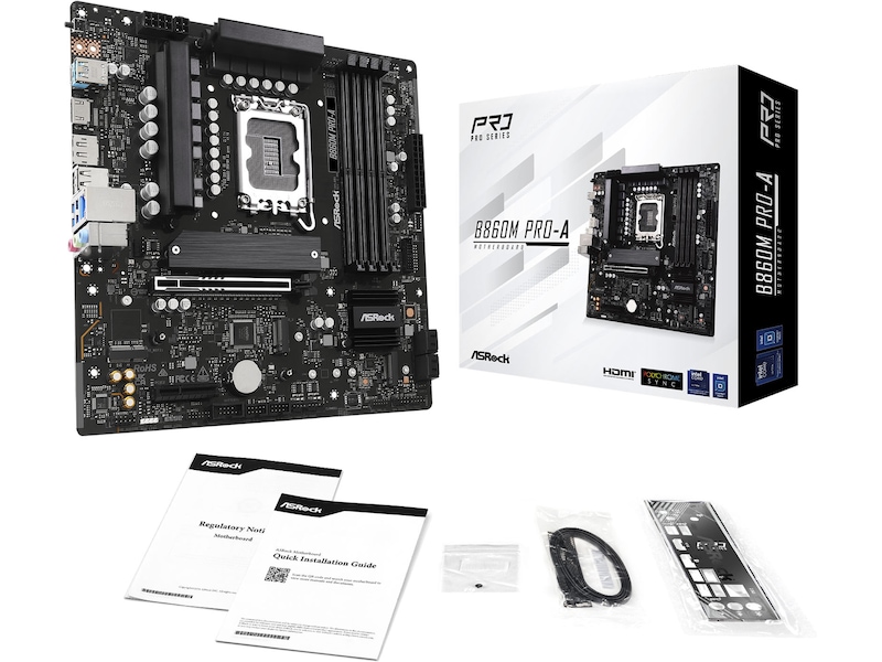 ASRock B860M Pro-A Moderkort Intel Socket