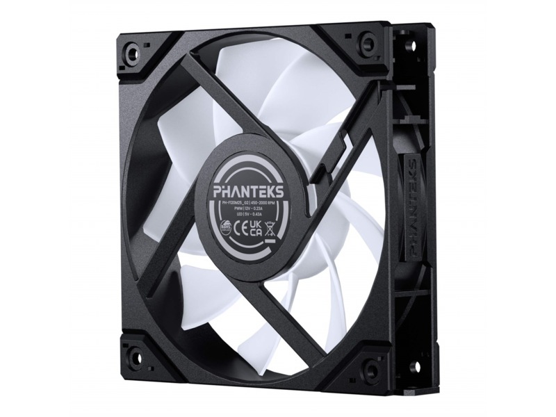 Phanteks M25 Gen2 120mm DRGB Fläkt (svart) Fläkt