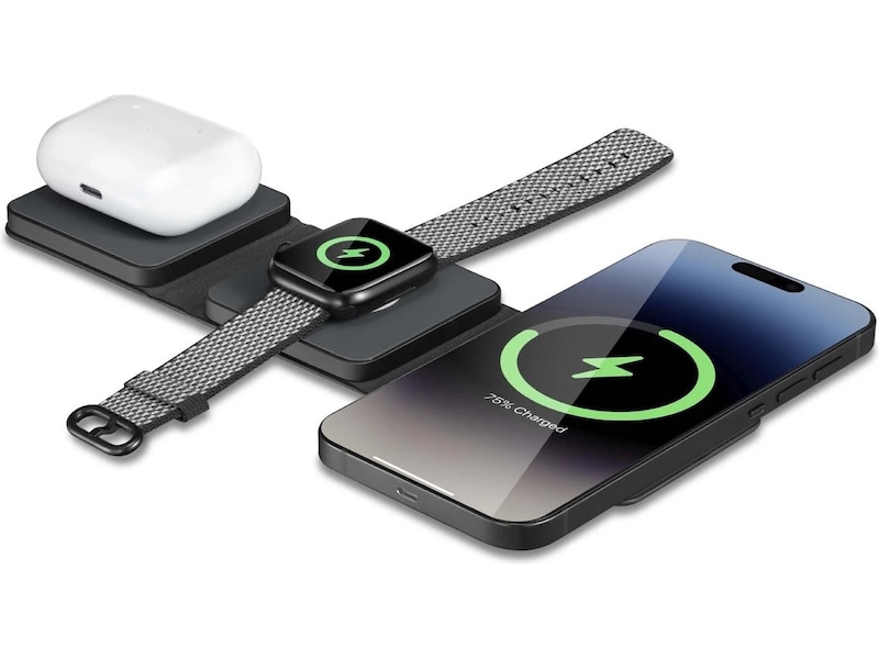 Andersson WSC Q2000 Qi Magnetisk 3-i-1 trådlös laddare Trådlös laddare