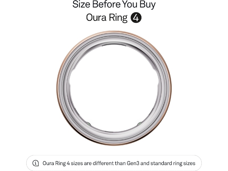Oura Ring 4 Smart Ring str. 4 (roseguld) Smart ring