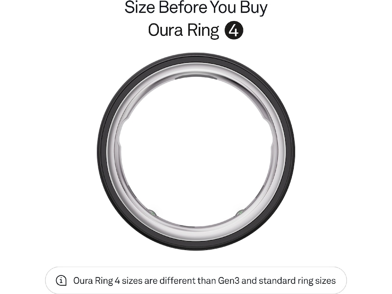 Oura Ring 4 Smart Ring str. 6 (stealth) Smart ring