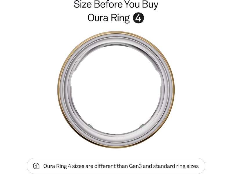 Oura Ring 4 Smart Ring str. 5 (guld) Smart ring