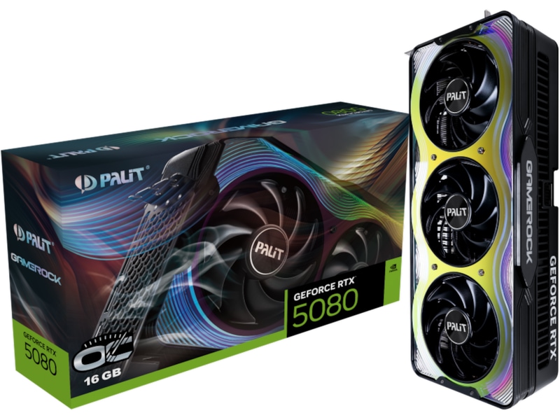 Palit GeForce RTX 5080 GameRock OC Grafikkort