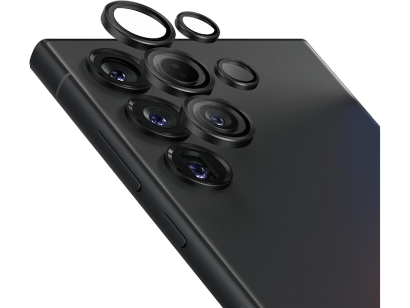 PanzerGlass Galaxy S25 Ultra Hoops Ceramic Linsskydd (svart) Skärmskydd