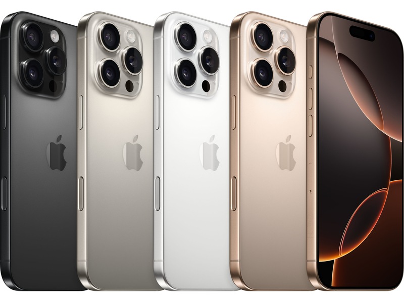 iPhone 16 Pro Max 256GB (svart titan) -B-Grade Demo mobiltelefoner