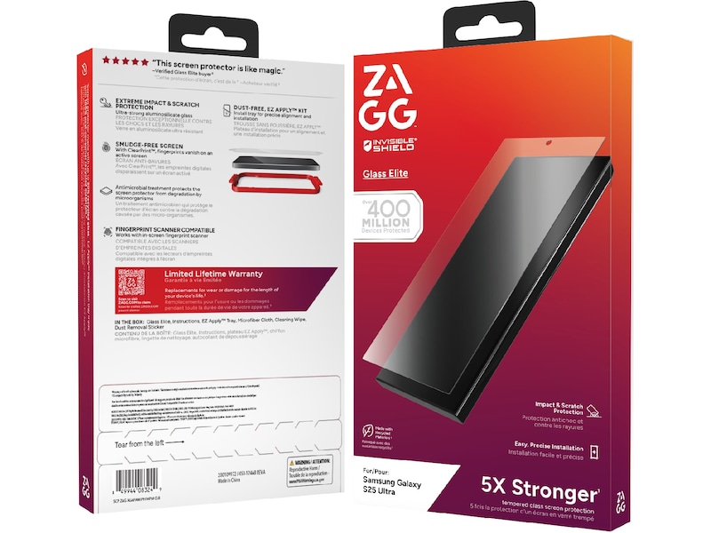 ZAGG Galaxy S25 Ultra Glass Elite Skärmskydd Skärmskydd