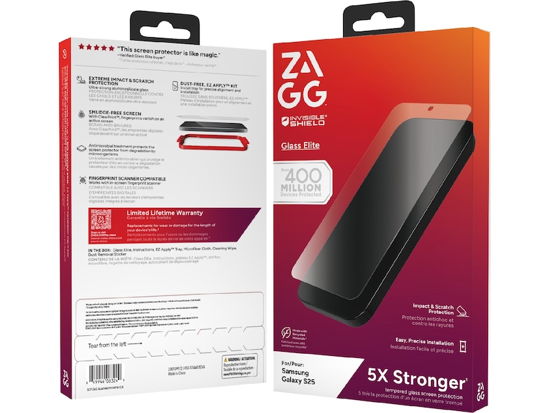 ZAGG Galaxy S25 Glass Elite Skärmskydd Skärmskydd
