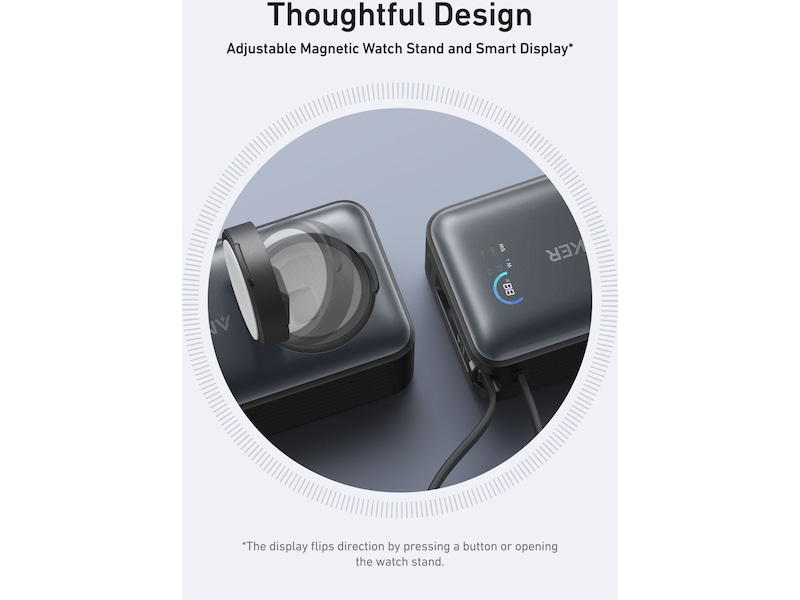 Anker MagGo för Apple Watch Powerbank 10.000mAh (svart) Powerbank