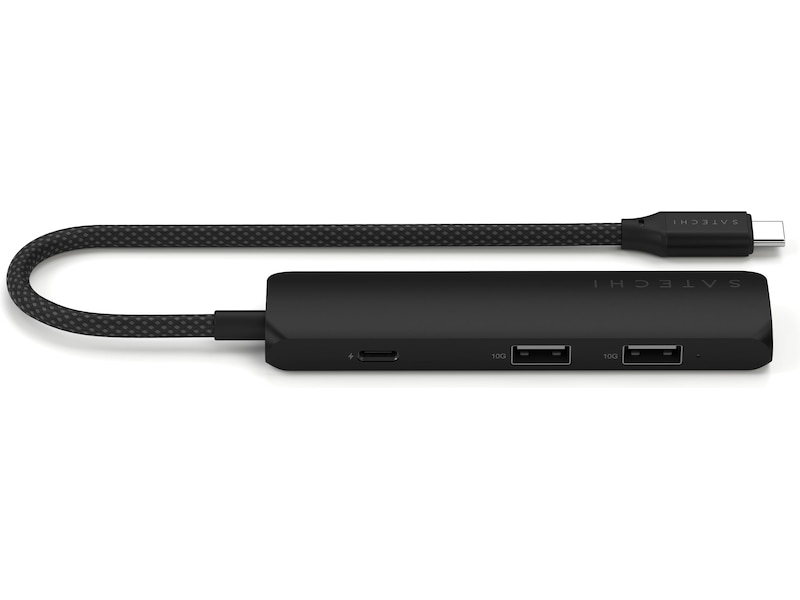 Satechi 4-i-1 Slim 4K Multiport docking (svart) Dockningsstation och USB-hub