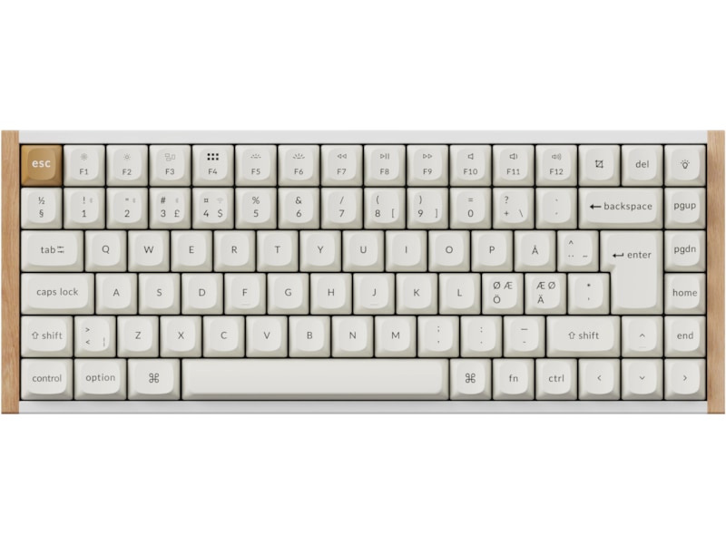 Keychron K2 HE SE QMK trådlöst gamingtangentbord (vit) Gamingtangentbord