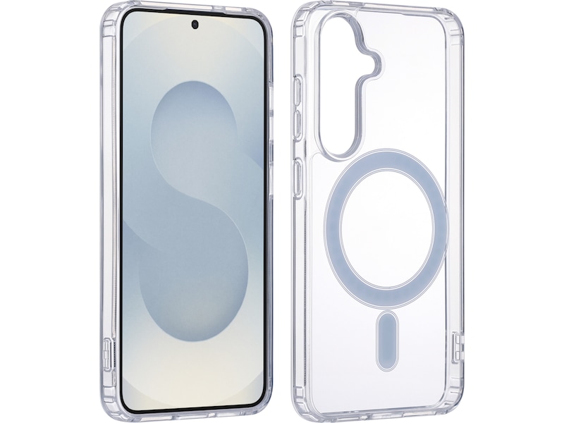 iiglo Galaxy S25 Magnetic Silikonskal (transparent) Skydd