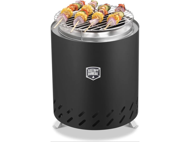 Austin and Barbeque Eldstad för grillning (L) Utomhusgrillar