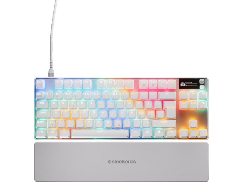 SteelSeries Apex Pro TKL Gen 3 Gamingtangentbord (vit) Gamingtangentbord