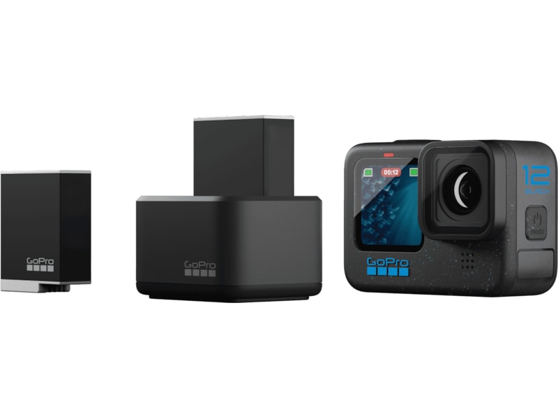 GoPro Dual Batteriladdare med 2 Enduro-batterier Laddare till kamerabatterier