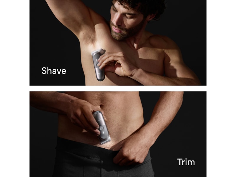 Braun Series 7 kroppstrimmer (grå) Rakapparat