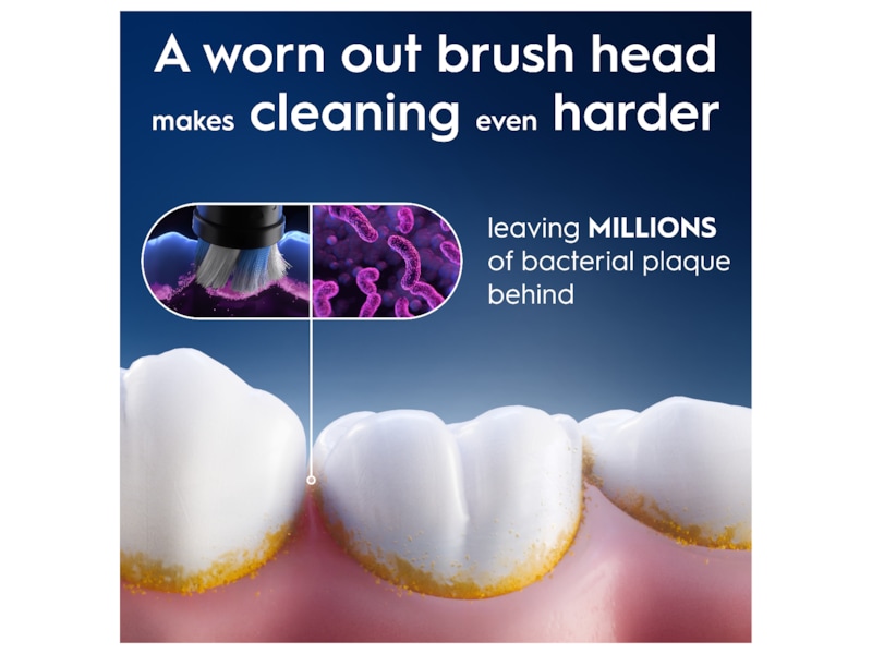 Oral-B iO Gentle Care borsthuvuden 3 st (svart) Tandborsthuvud