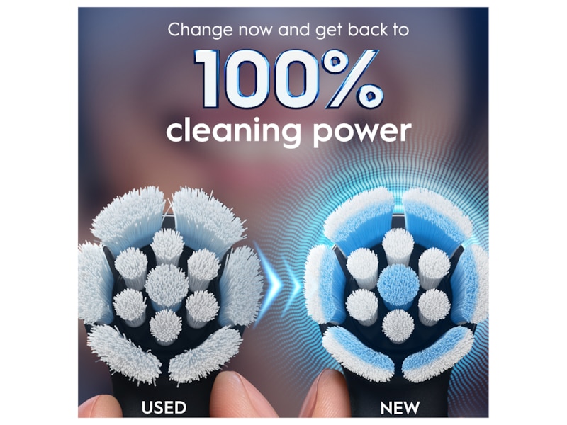 Oral-B iO Gentle Care borsthuvuden 3 st (svart) Tandborsthuvud