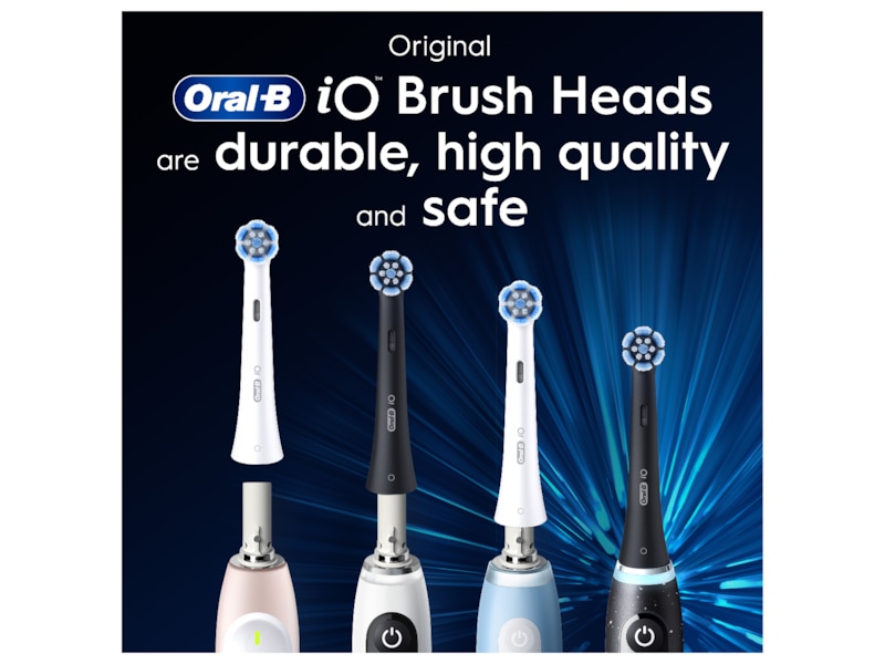 Oral-B iO Gentle Care borsthuvuden 3 st (svart) Tandborsthuvud