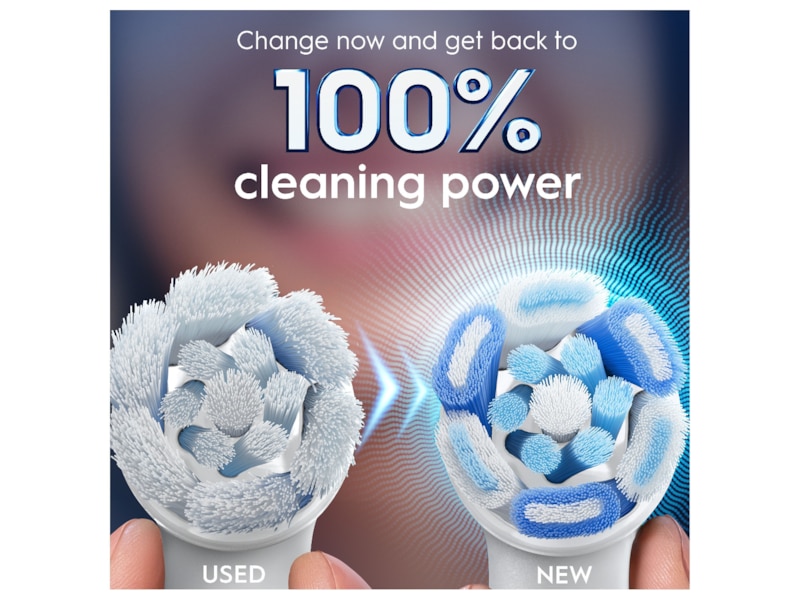 Oral-B iO Ultimate Clean borsthuvuden 6 st (vit) Tandborsthuvud