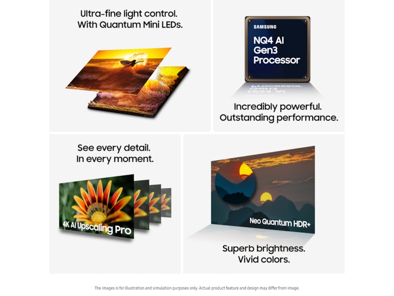 Samsung 65" QN90F Neo QLED 4K Mini LED Smart TV (2025) 60 - 69 tums TV