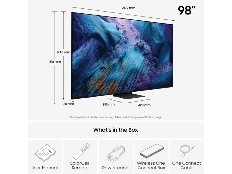 Samsung 98" QN990F Neo QLED 8K Mini LED Smart TV (2025) Över 80 tums TV