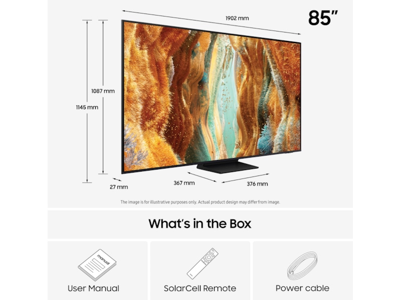 Samsung 85" QN70F Neo QLED 4K Mini LED Smart TV (2025) Över 80 tums TV