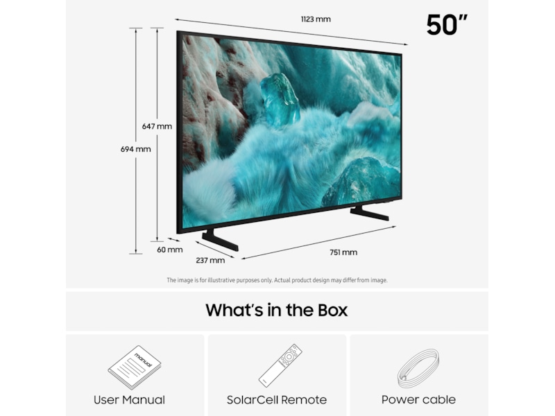 Samsung 50" Q7FA QLED 4K Smart TV (2025) 50 - 59 tums TV