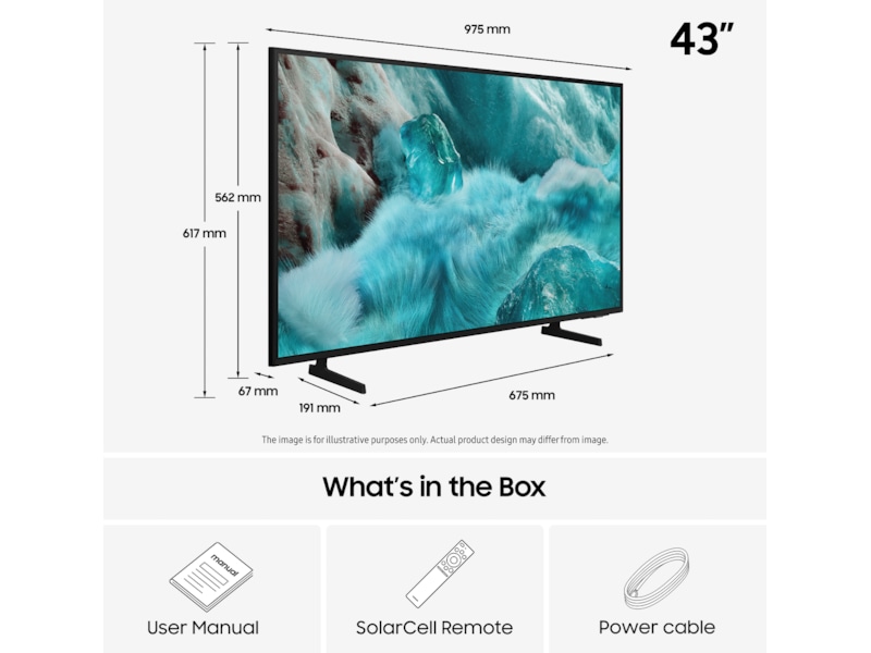 Samsung 43" Q7FA QLED 4K Smart TV (2025) 20 - 49 tums TV