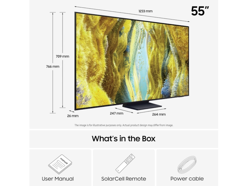 Samsung 55" QN73F Neo QLED 4K Mini LED Smart TV (2025) 50 - 59 tums TV