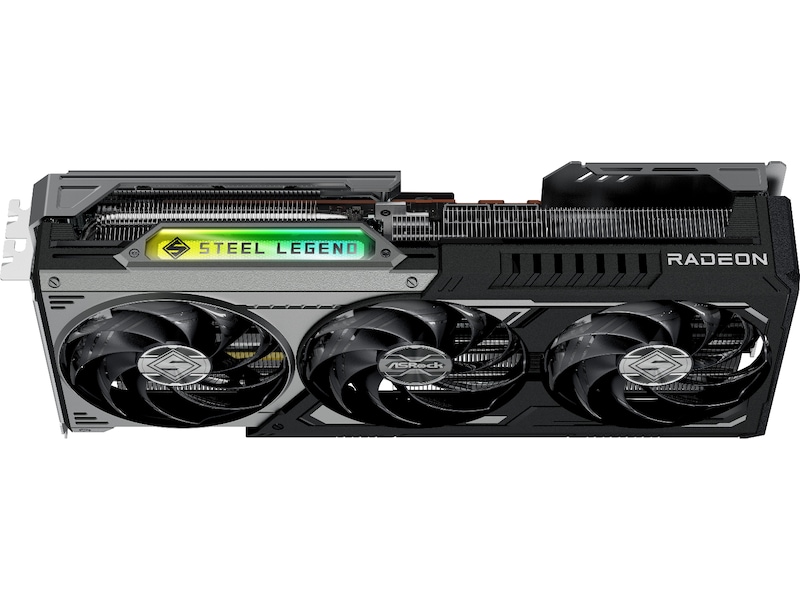 ASRock AMD Radeon RX 9070 XT Steel Legend Dark Grafikkort
