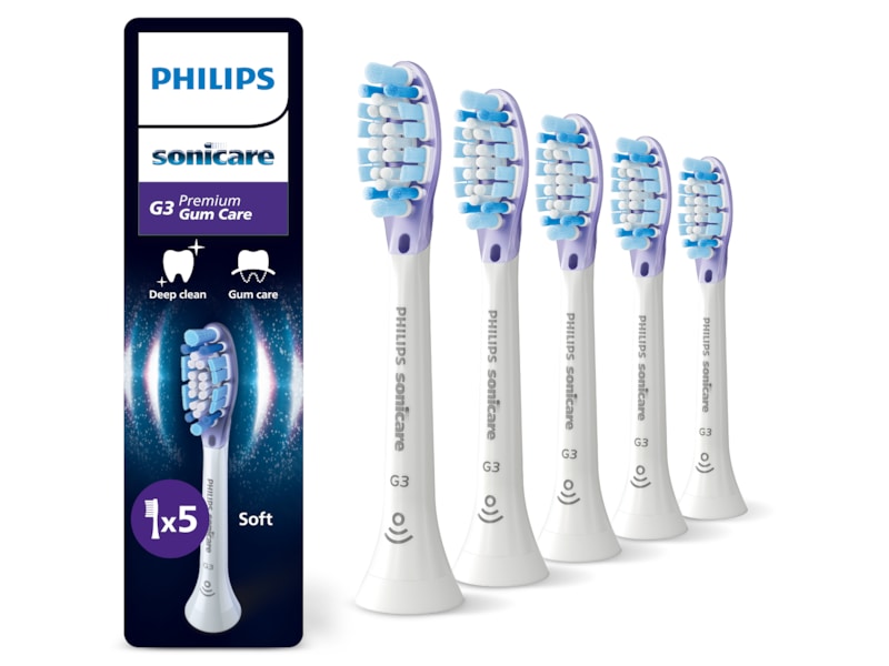 Philips Sonicare G3 Premium Gum Care borsthuvuden (5pack, vit) Tandborsthuvud