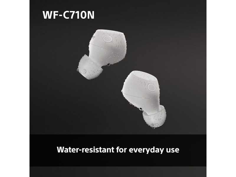 Sony WF-C710N  trådlösa hörlurar, In-ear med mikrofon (vit) In-ear hörlurar