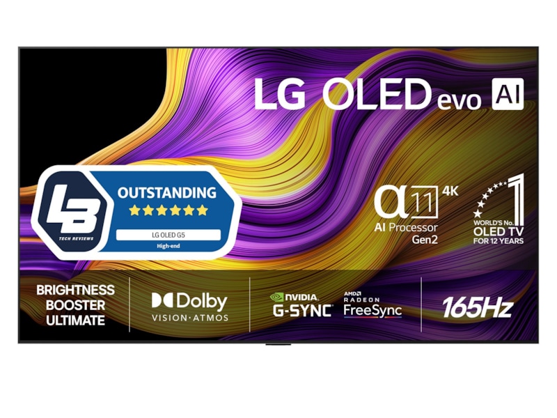 LG 77" G5 AI 4K OLED Smart TV (2025) 70 - 79 tums TV