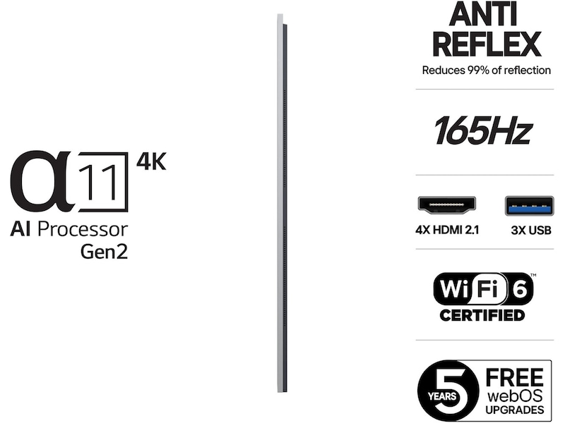 LG 55" G5 AI 4K OLED Smart TV (2025) 50 - 59 tums TV