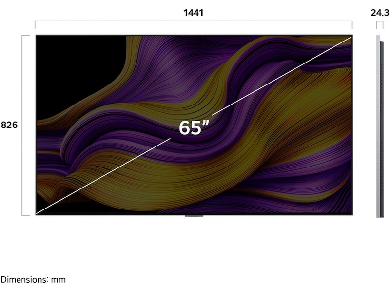LG 65" G5 AI 4K OLED Smart TV (2025) 60 - 69 tums TV
