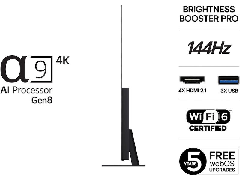 LG 83" C5 AI 4K OLED Smart TV (2025) Över 80 tums TV